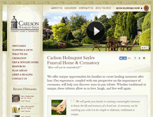 Tablet Screenshot of carlsonholmquistsayles.com